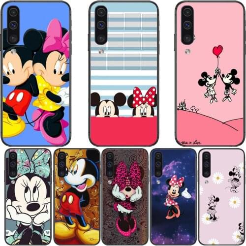 Lovely Mouse Minnie Phone cover hull For SamSung Galaxy S8 S9 S10E S20 S21 S5 S30 Plus S20 fe 5G Lite Ultra black soft case