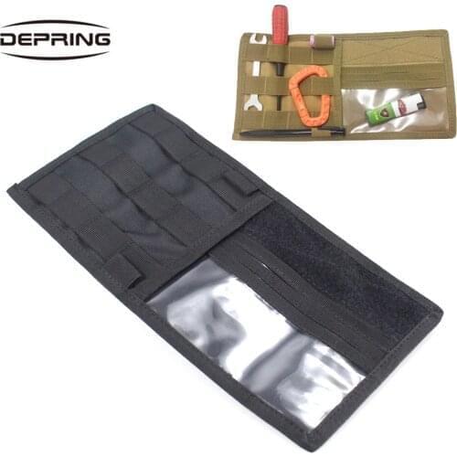 Tactical Vehicle Visor Panel MOLLE Car Sun Visor Holder Organizer CD Bag Pouch Auto Accessories