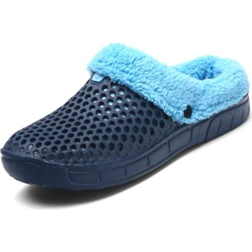 Winter Slipper For Men Women Plus Velvet Keep Warm Indoor Room Shoes For Women 2021 New Sandalias Breathable Fashion Sandals