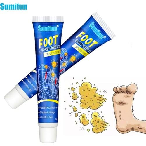 Sumifun 1pcs Foot Beriberi Cream Anti Fungal Plaster Itch Odor Peeling Blister Corn Chinese Herbal Antibacterial Ointment