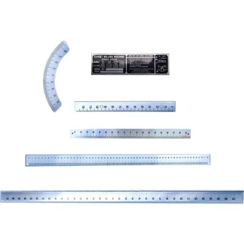 1 PC High-Quality Turret Milling Machine Accessories Scale Ruler Angle Ruler Speed Plate New