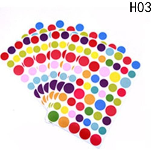 6pcs/pack DIY Cute Colorful Paper Sticker Lovely Heart Decorative Adhesive Stickers For Kids Gift Scrapbooking Diary Decoration