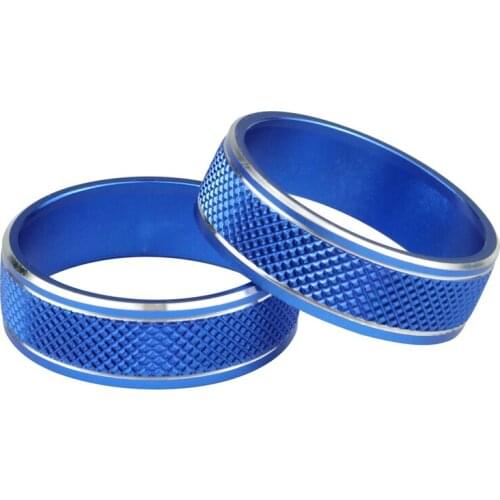 Aluminum CD Switch Knob Button Decoration Cover Trim for 11-17 Jeep Wrangler JK 10-16 Compass 11-16 Patriot