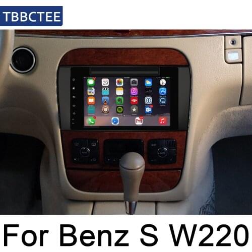 Car Radio Stereo GPS Navigation BT wifi Car Radio Stereo For Mercedes Benz S Class W220 1995~2005 NTG Multimedia Player Android