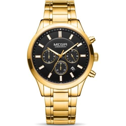 2021 Fashion Business Watch for Men Stainless Steel Band Clock Waterproof Luminous Watches Mens Luxury Sport Quartz Wristwatches