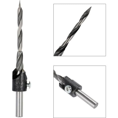 Woodworking HSS Countersink High Speed Steel Twist Drill Hole Digger Drill Bit Countersink Drill Yard Gardening Bedding Planting