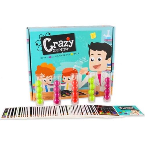 Kids Pretend Play Scientist Remove Ball Tubes Board Game Kit Intellectual Toy