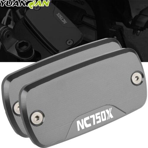 For Honda NC 750X NC750 X NC750X 2012-2019 2017 2018 New Motorcycle CNC Aluminum Front Brake Reservoir Fluid Tank Cover Oil Cap