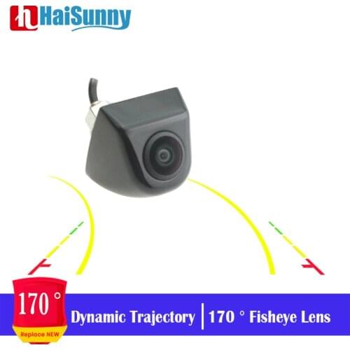 HD Real 170 Angle Fisheye Lens Cam Waterproof Metal Shell Car Rear Night View Dynamic Trajectory Reverse Reversing Backup Camera