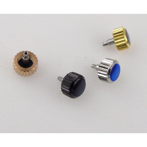 Watch Crowns For 40mm SUB Style Bliger Automatic Mens Watch Silver/Gold/Rose Gold/Black 6.8mm*8.5mm Stainless Steel