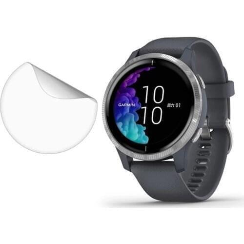 Soft Clear Protective Film Guard Protection For Garmin Venu Smart Watch Smartwatch Full Screen Protector Cover (Not Glass)