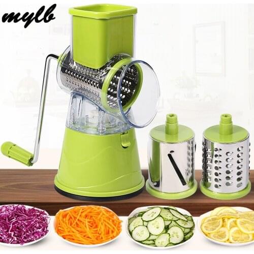 Mylb Manual Vegetable Cutter Slicer Kitchen Accessories Multifunctional Round Mandoline Slicer Potato Cheese Kitchen Gadgets