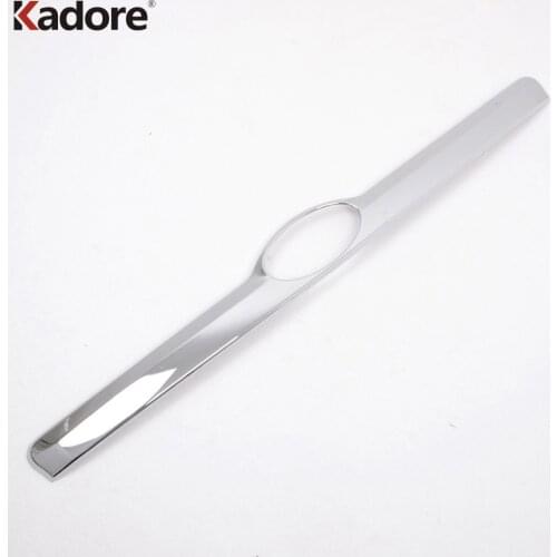 Car Rear Trunk Cover Trim For Subaru XV Impreza SUV Hatchback 2012 2013 2014 ABS Chrome Decoration Tailgate Frame Molding Strip