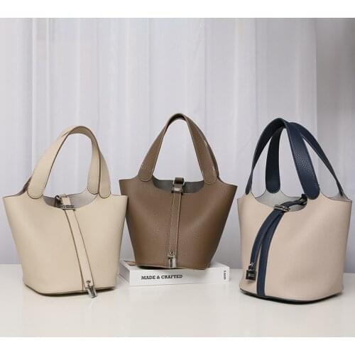 Luxury Brand Designer Bucket Bags Hot Sales Ins Style Leather Composite Bags Tote Hobo Purse Bags