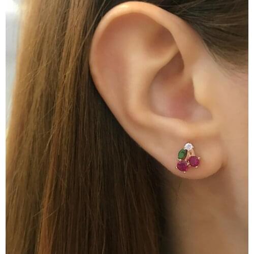 STELA FRUIT CHERRY EARRINGS