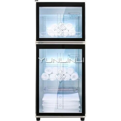180L Larger Capacity Towel Disinfection Cabinet Vertical Type Double-door Disinfecting Cabinet YTP180B-1