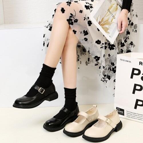 Lolita Shoes Women Japanese Style Vintage Soft Sister Girls High Heels Waterproof Platform College Student Cosplay Costume Shoes