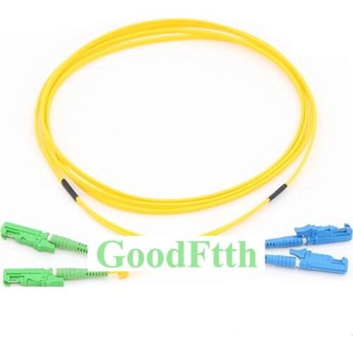 Fiber Patch Cord Jumper E2000/APC-E2000/UPC SM Duplex GoodFtth 100-500m