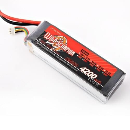 1pcs Wild scorpion RC 11.1V 4200mAh 35C Lipo Battery For RC Quadcopter Drone Helicopter Car Airplane