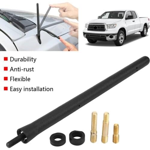 6.75" Car Antenna Mast Stainless Steel for Toyota Tundra All Models 2000-2018 Replacement Power Aerial AM/FM Radio Antenna Mast
