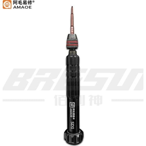 Amaoe High Quality SD1 T2/3/4/5 Y2.0 +1.2 Screwdriver Strong For iPhone Samsung Mobile Phone Repair Screwdriver Prevent Skidding