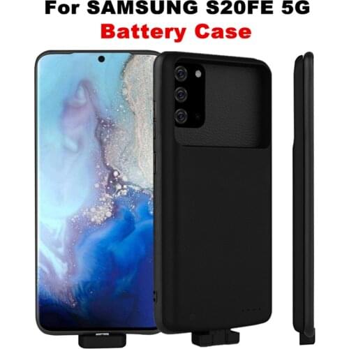 Battery Charger Cases For Samsung Galaxy S20FE 5G Battery Case 5000mAh Magnetic Powerbank Cover For Samsung S20FE Charging Case