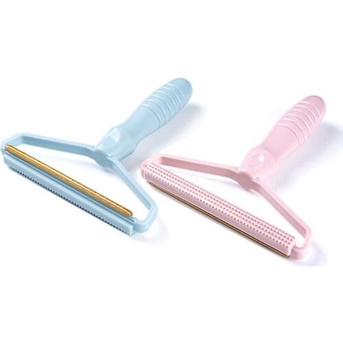 Portable Lint Remover Pet Hair Remover Brush Manual Lint Roller Sofa Clothes Cleaning Lint Brush Fuzz Fabric Shaver Brush Tool