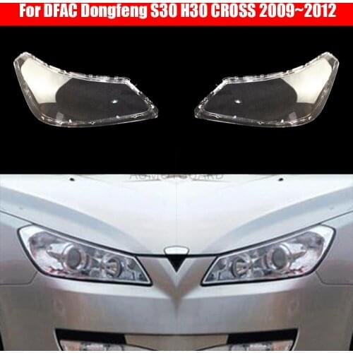Headlight Lens for DFAC Dongfeng S30 H30 CROSS 2009 2010 20112012 Car Headlamp Cover Replacement Auto Shell