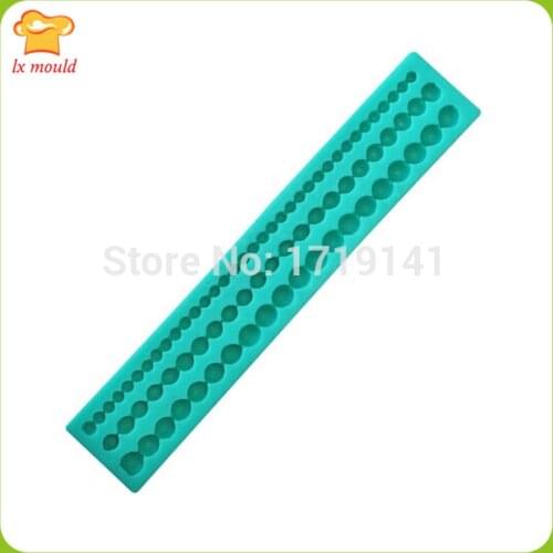 Bake Cake liquid Silicone mold Pearl mould Beads cake decoration mold