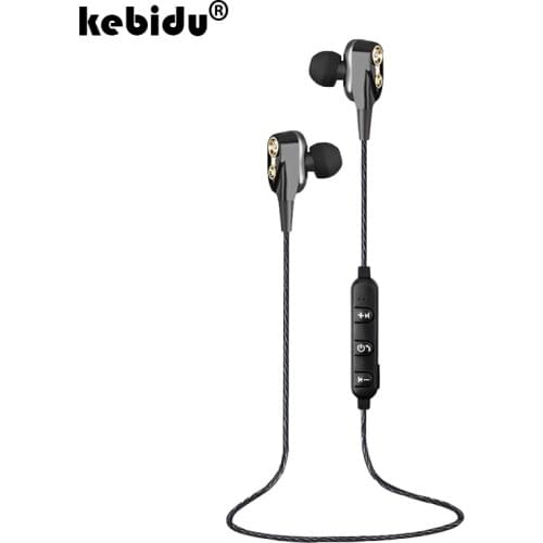 Kebidu S10 Bluetooth5.0 Earphone IPX5 Waterproof wireless headphone fone de ouvido Neckband bluetooth sport auriculares with mic