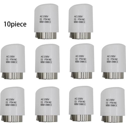 Manifold 220v 24v electric thermal actuator thermoelectric drive motor normally open closed for underfloor heating