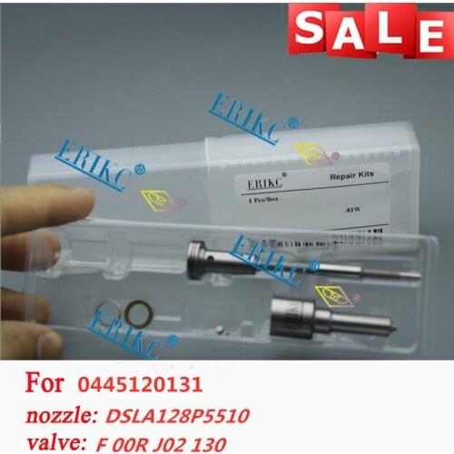 0445120131 Injector Overhaul Kit Nozzle Atomizer DSLA128P5510 Control Valve F 00R J02 130 for Komatsu 0 445 120 231
