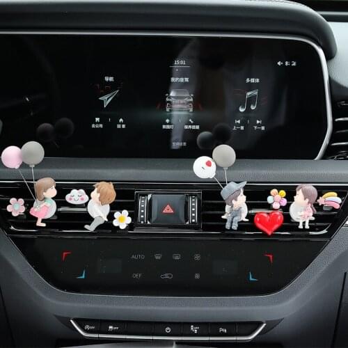 Lovely Personality Cartoon Air Outlet Aromatherapy Car Air Conditioning Air Outlet Decorations