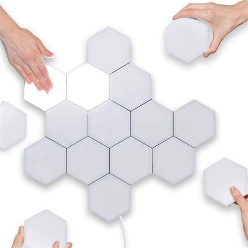 Quantum lamp LED Lamp Modular Touch Sensitive Lighting Hexagonal Night Light Lamps Wall Lamp Hexagonal wall light