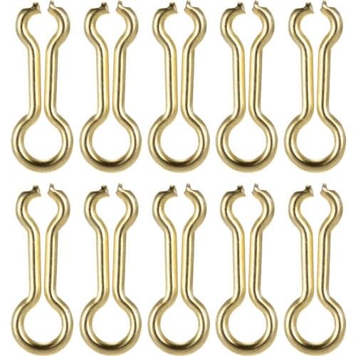 200PCS Brass Sinker Wire Eye Pesca Carp Fishing Saltwater Steel Alloy for DO-IT Molds Sinker Wire Eye