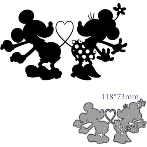 Metal cutting dies cut die mold mouse decoration Scrapbook paper craft knife mould blade punch stencils dies