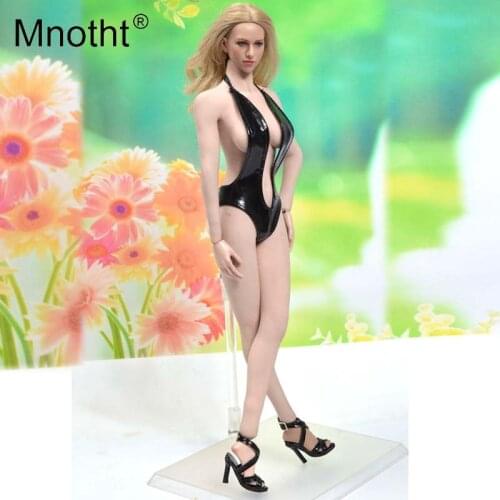 Mnotht 1/6 Scale Black Bikini Swimsuit Underwear Female Soldier Clothes For JODOLL PHICEN PLAYTOY UD Body Model Toys