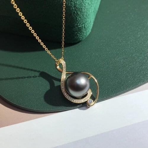 Fashion 925 Sterling Silver Pendant Mount Base Settings Mountings Findings Parts for Pearl Crystal Jade Agate Beads Stones