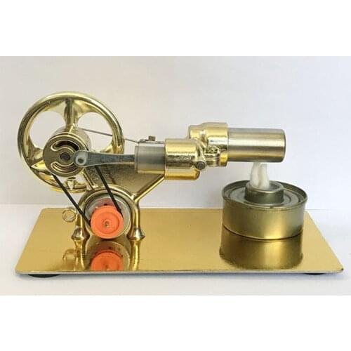 N0HB Hot Air Stirling Engine Experiment Model Power Generator Motor Educational Physic Steam Power Toy Design Gifts