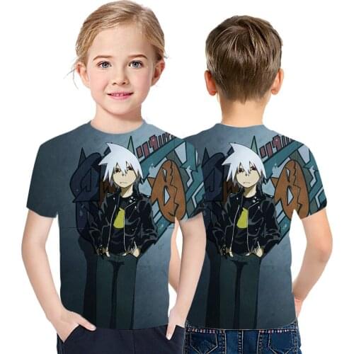 New South East Anime 3D Printing Trend In 2021 Summer Mens Womens T-Shirt Childrens Wear Casual Short Sleeve Cheap Wholesale