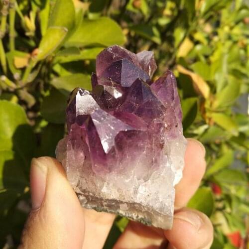 Uruguay Natural Amethyst Geode Crystal Quartz Amethyst Cluster Specimen