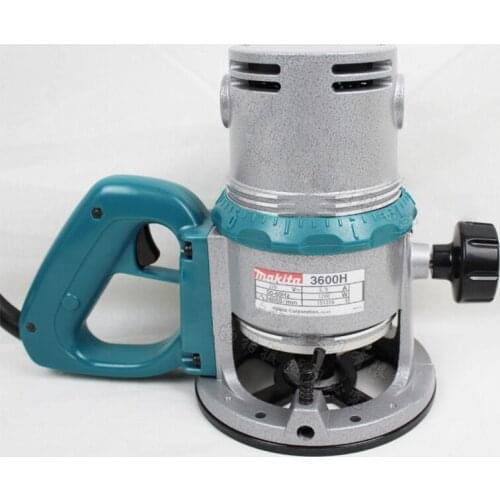 Original Japan Makita 3600H Woodworking Engraving Furniture Bakelite Milling Trimming Machine 1240W 24 000 R/M Blade 12mm