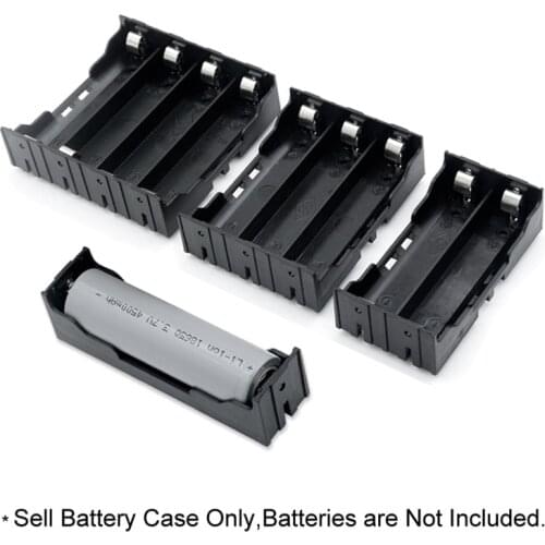 ABS 18650 Power Bank Cases 1X 2X 3X 4X 18650 Battery Holder Storage Box Case 1 2 3 4 Slot Batteries Container With Hard Pin