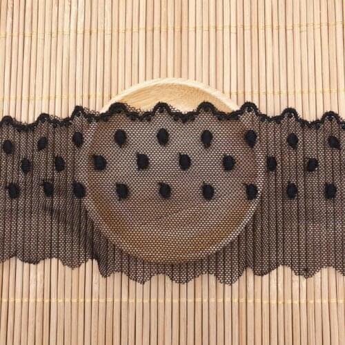 Luxury Tulle Fabric Embroidery Flowers Lace Ribbon Edge Trim For Wedding Dresses Head Veil DIY Sewing Supplies 01