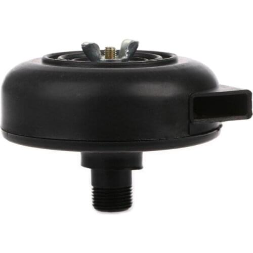16/20mm Black Plastic Male Threaded Exhaust Noise Muffler Air Filter Silencer Compressor D0AC