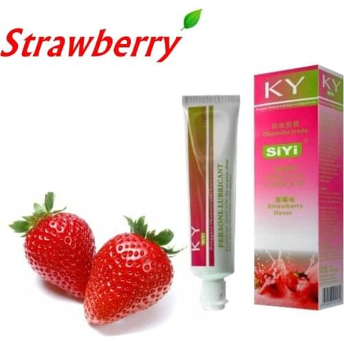 50ML Peach/Strawberry/Apple/Cherry/Litchi Edible Flavor Water Based Lubricant Sex Anal Vaginal Gel Sex Lube For Couple Adult