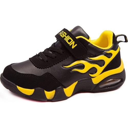 Sport Kids Sneakers Boys Casual Shoes For Girls Sneakers Children Shoes Leather Running Footwear Student Trainers Fashion 2020