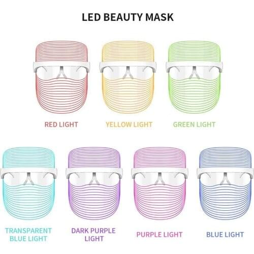 LED Mask Light Therapy Skin Rejuvenation Anti Aging Face Treatment Whitening Massager Beauty Skin Device Spa Home Z3H9