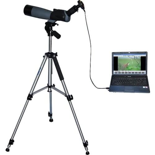 Spotting Scope 3.0MP Electronic Eyepiece Digital Camera Lens USB Port and Image Sensor w/ Adjustable Monocular Telescope Adapter