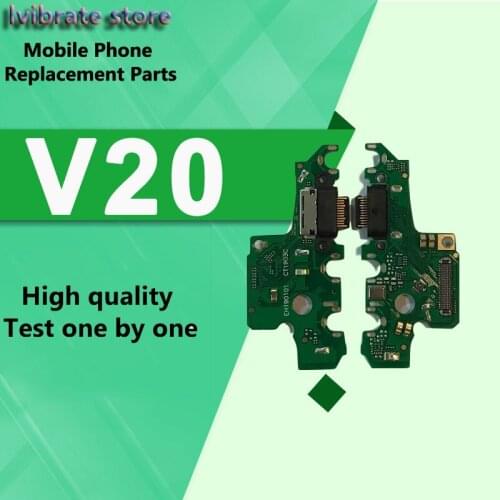 For Huawei Honor V20 View 20 USB Charger Connector Flex Cable HonorV20 View20 USB Charging Dock PCB Board Flex Cable Repair